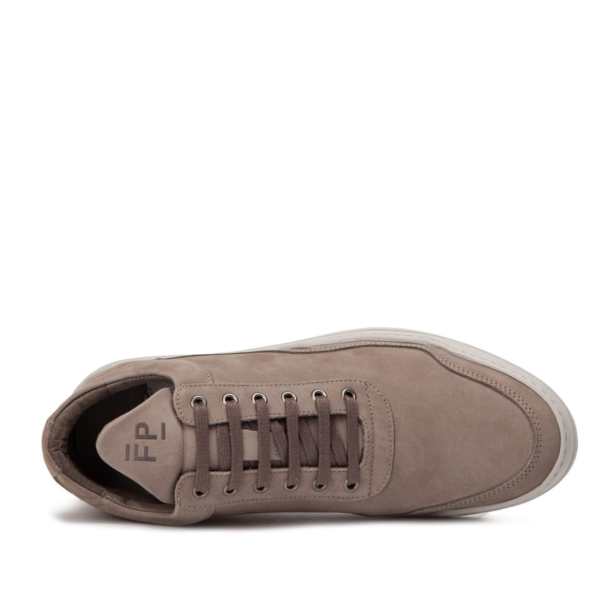Filling Pieces Low Top Ghost Matt Nubuck (Taupe)  - Allike Store
