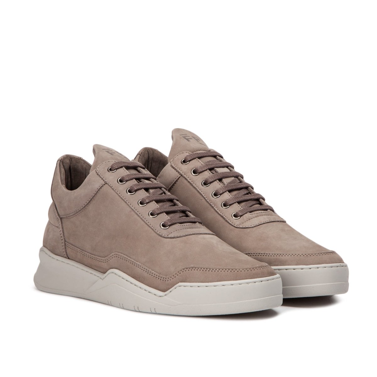 Filling Pieces Low Top Ghost Matt Nubuck (Taupe)  - Allike Store