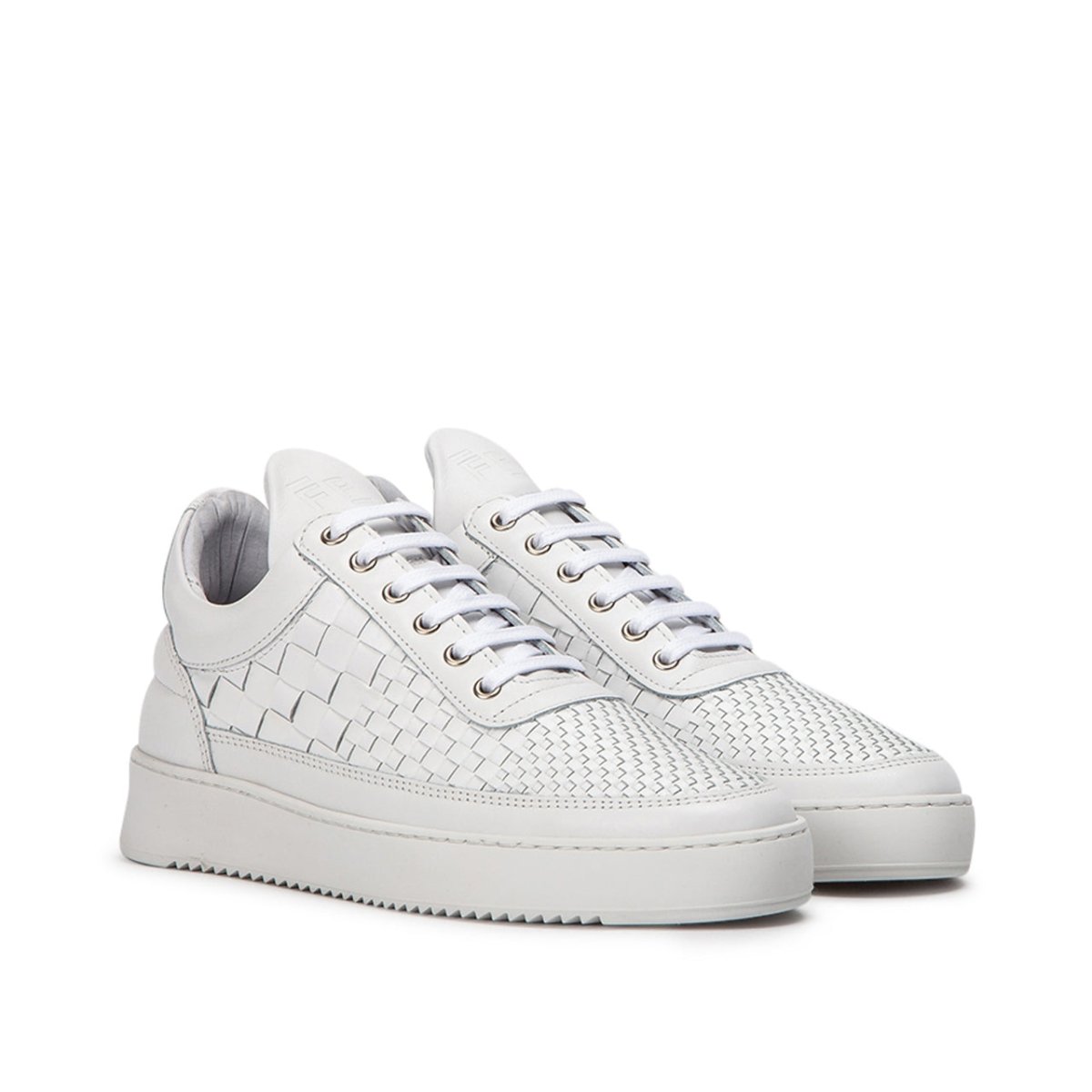 Filling Pieces Low Top Ripple Woven (Weiß)  - Allike Store