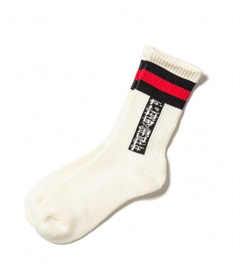 Flagstuff 'Kanji Logo' Socks (Weiß)  - Allike Store