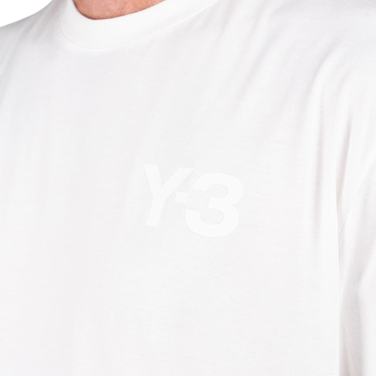 adidas Y-3 Classic Chest Logo T-Shirt (Weiß)  - Allike Store