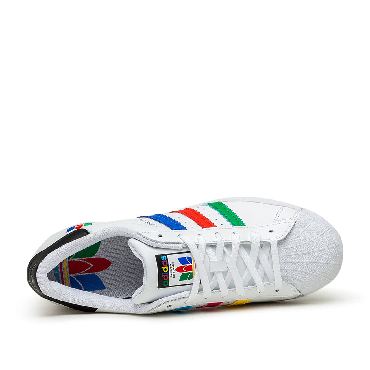 Adidas superstar multicolor clearance stripes