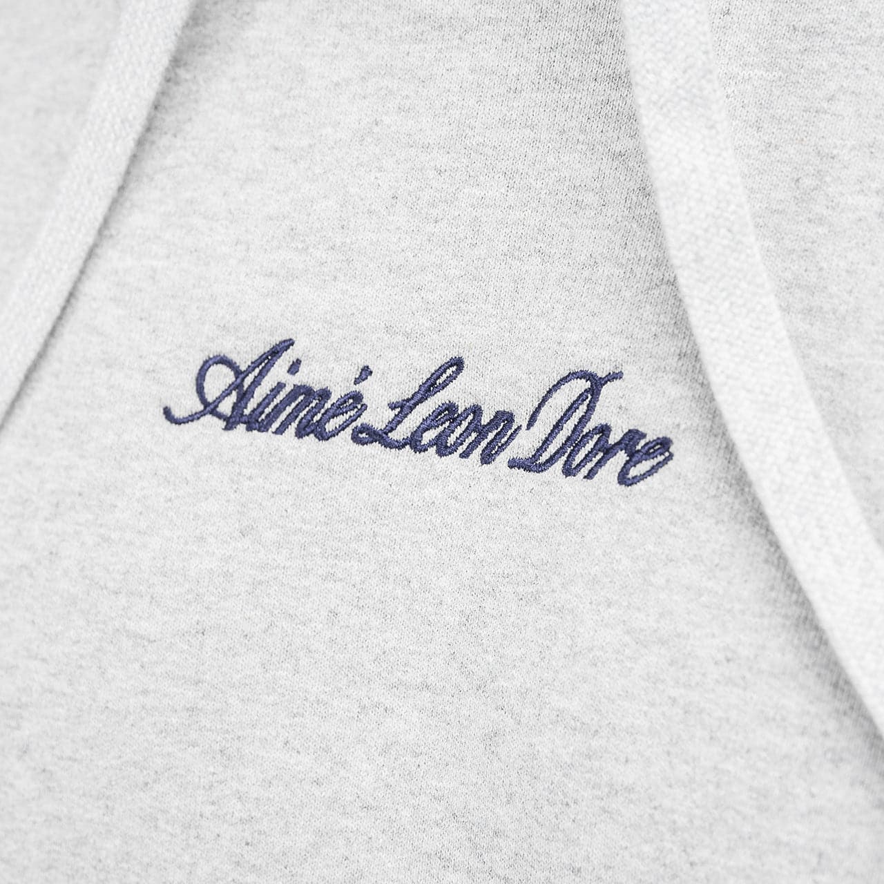 Aimé Leon Dore Logo Hoodie (Light Grey) FW19CH000-GREY