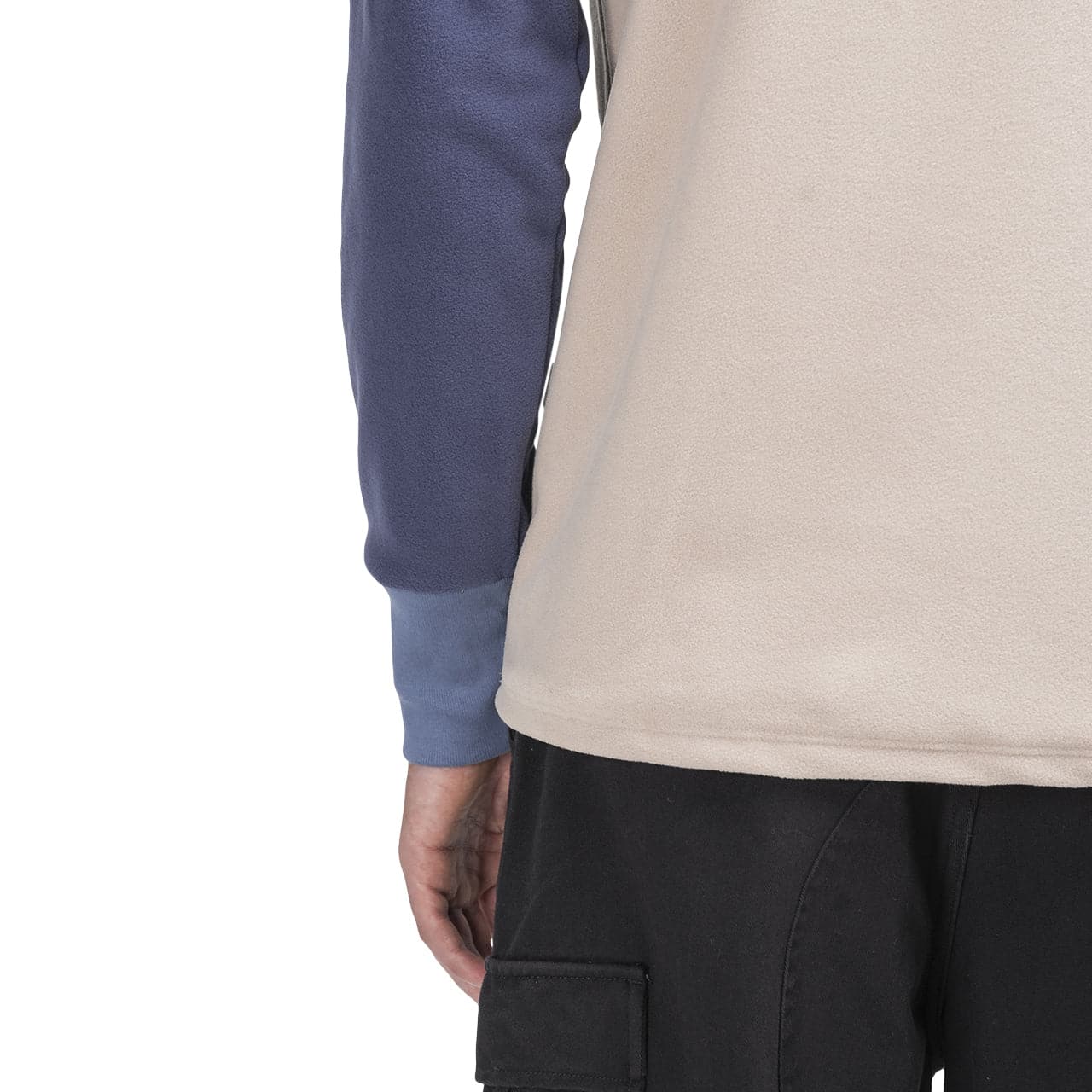 Aimé Leon Dore Color Blocked Fleece Longsleeve (Cream