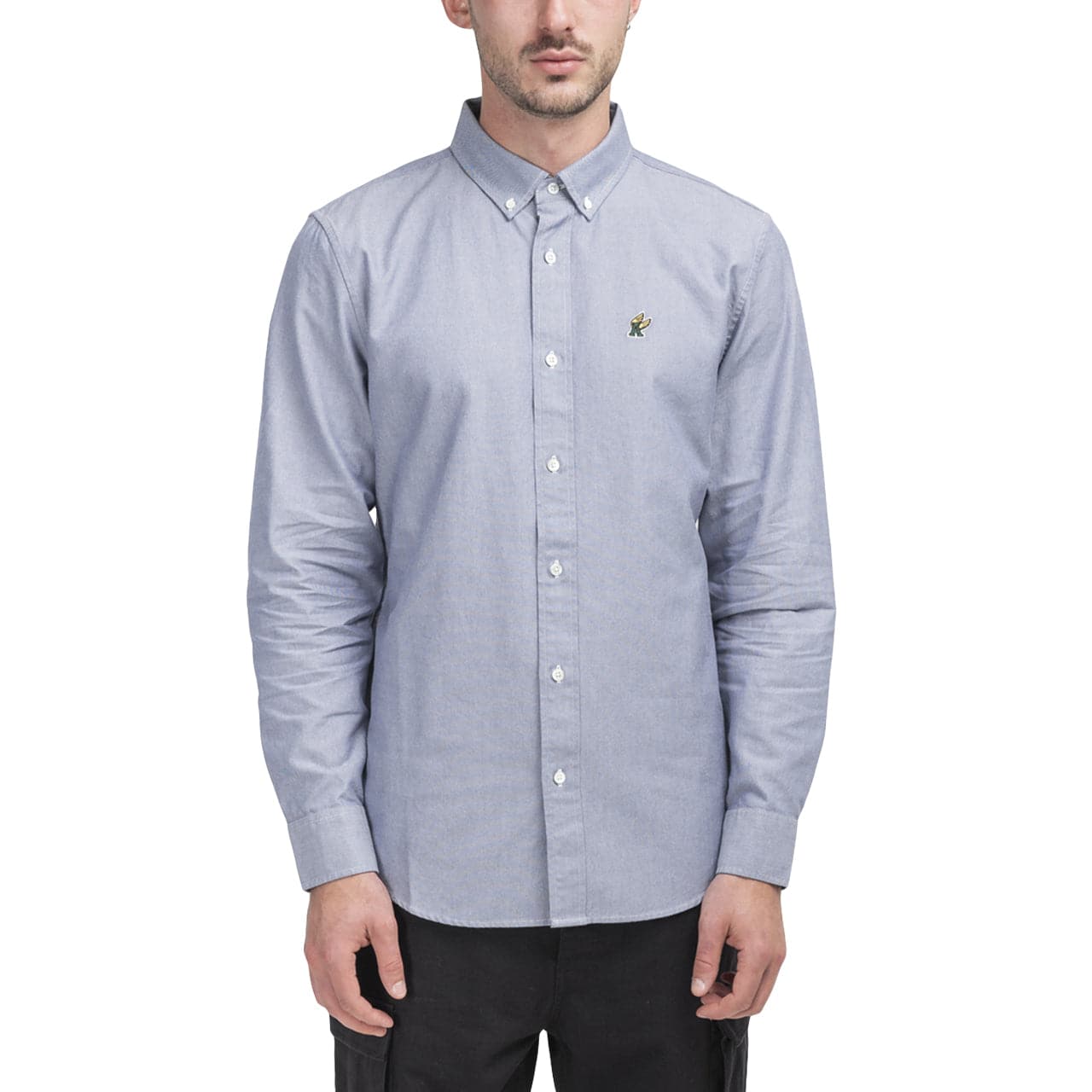Aimé Leon Dore A-Wing Patch Oxford Shirt (Blau)  - Allike Store