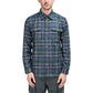 Aimé Leon Dore x Woolrich Flannel Button Down Shirt (Navy)  - Allike Store