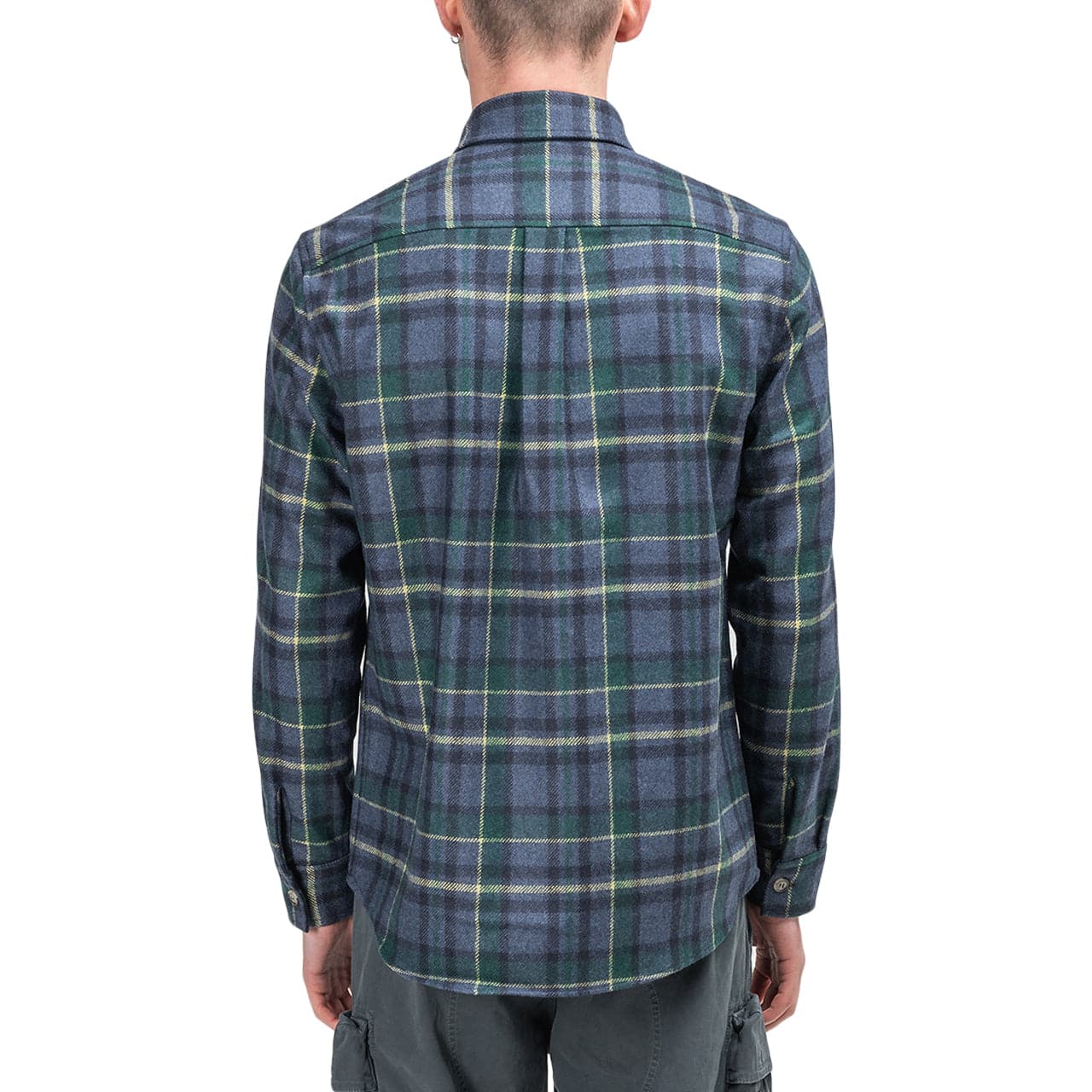 Aimé Leon Dore x Woolrich Flannel Button Down Shirt (Navy)  - Allike Store
