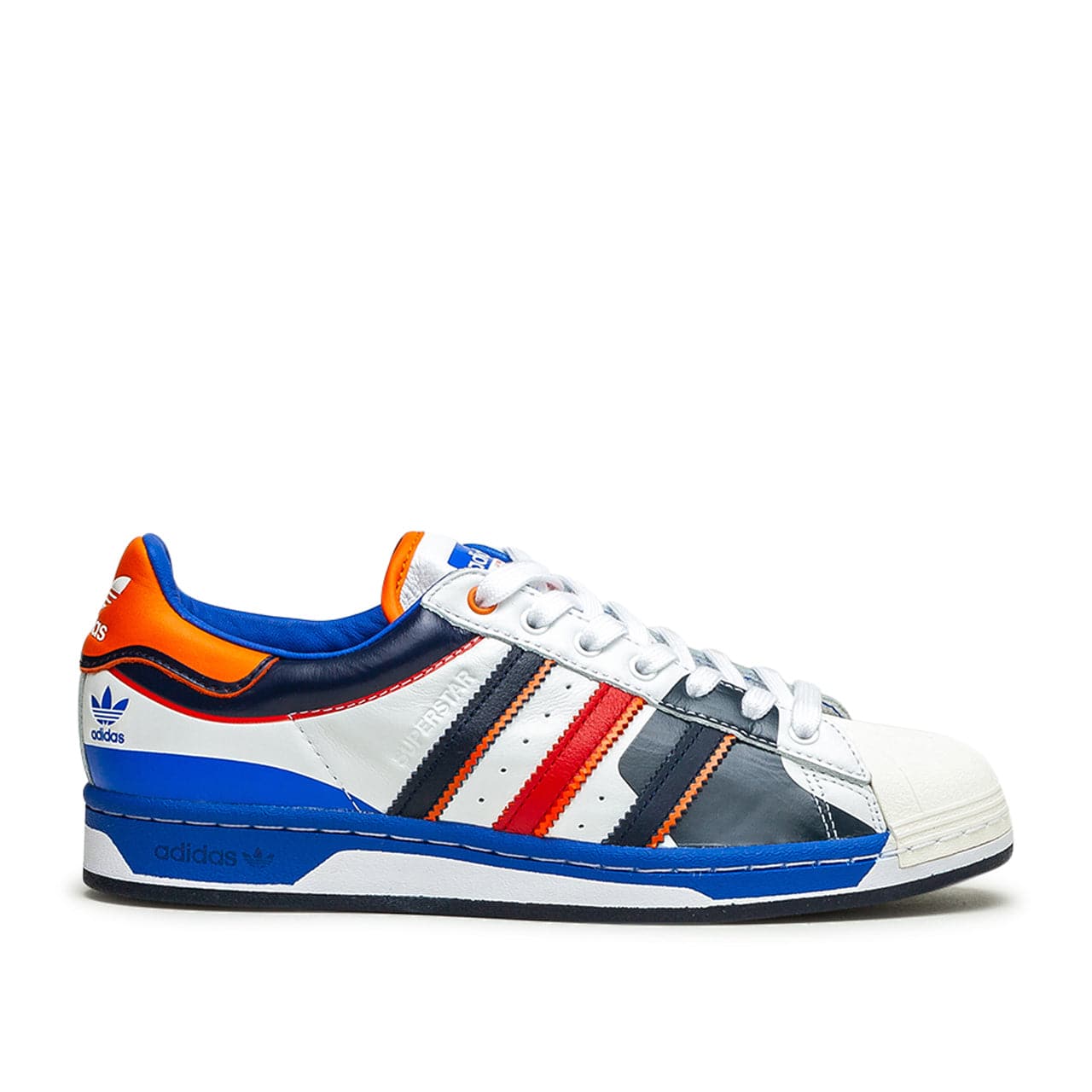 Adidas superstar cheap rot blau