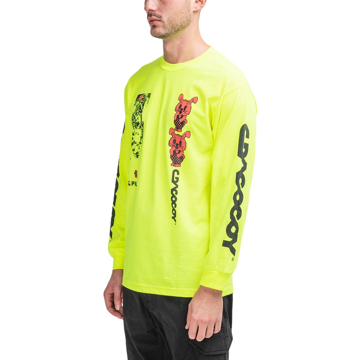 Cdg neon 2025 long sleeve