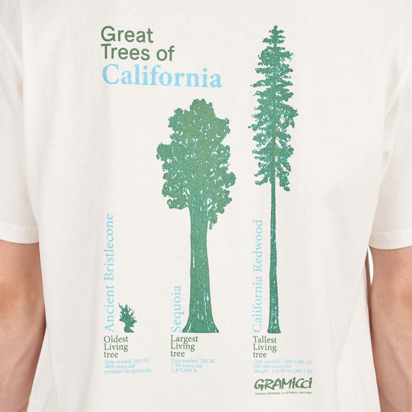 Gramicci Cali Trees Tee (Weiß)  - Allike Store