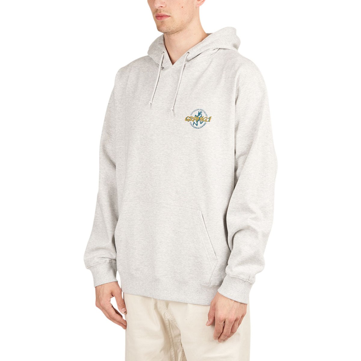 Gramicci Running Man Hooded Sweatshirt (Grau)  - Allike Store