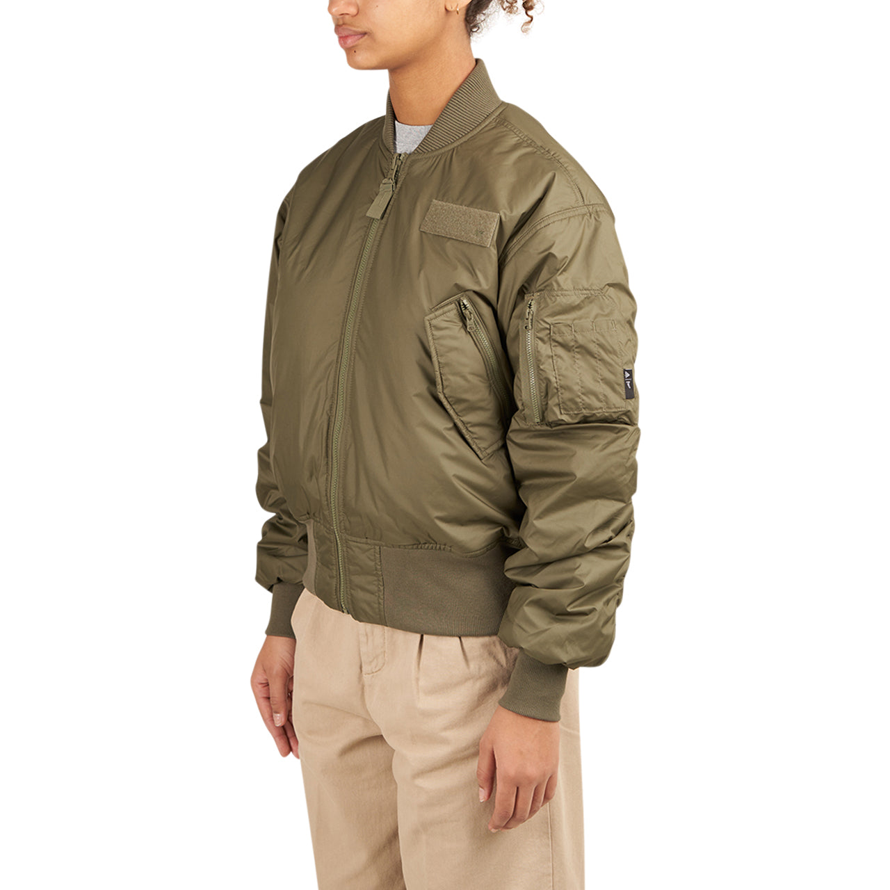 Olive green adidas bomber 2024 jacket