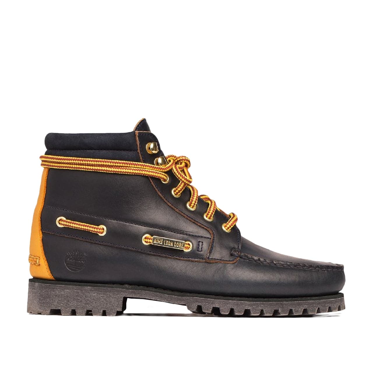 Aimé Leon Dore x Timberland 7 Eye Lug Boot (Navy)  - Allike Store