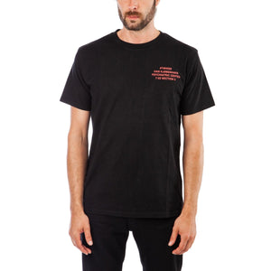 Han Kjobenhavn Casual Black Backprint Artwork T-Shirt (Schwarz)  - Allike Store
