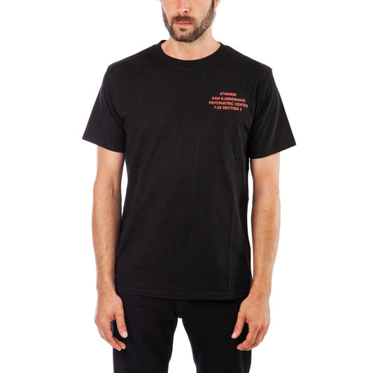 Han Kjobenhavn Casual Black Backprint Artwork T-Shirt (Schwarz)  - Allike Store