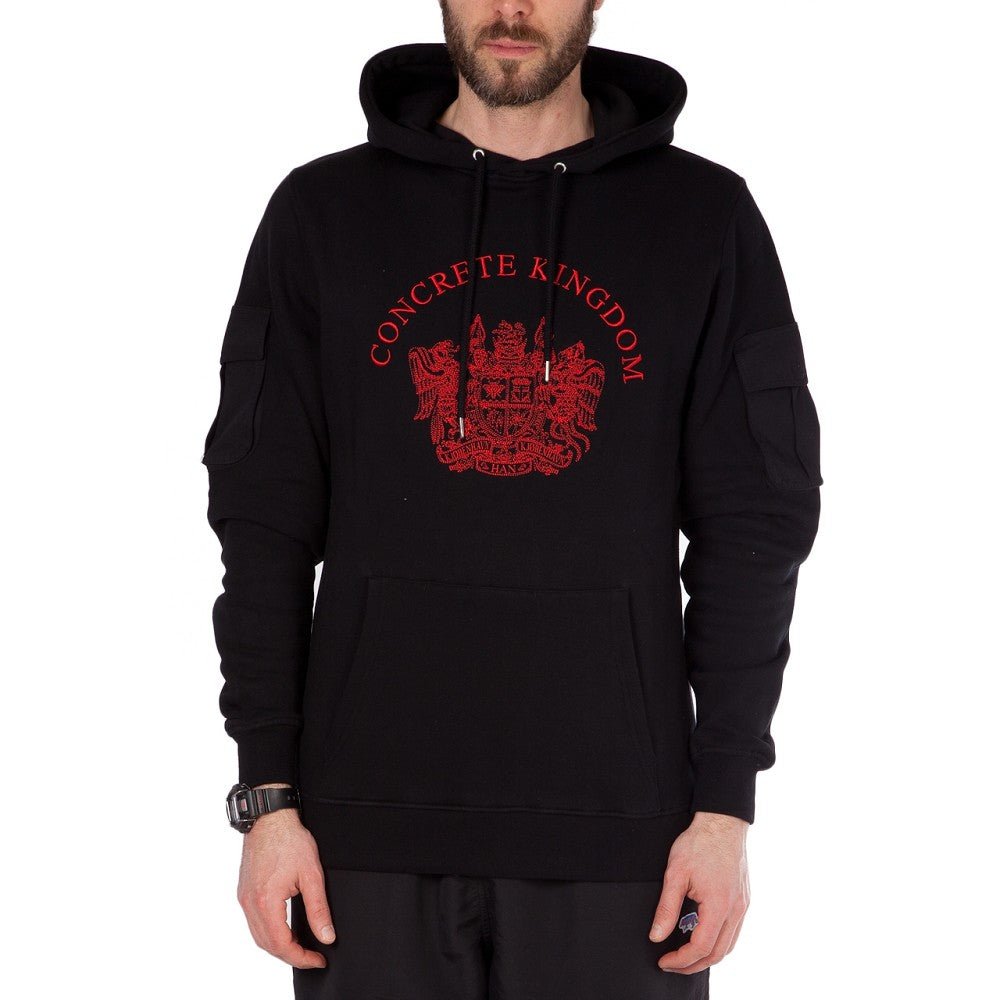 Han Kjobenhavn Casual Hoodie (Schwarz Sleeve Pocket)  - Allike Store