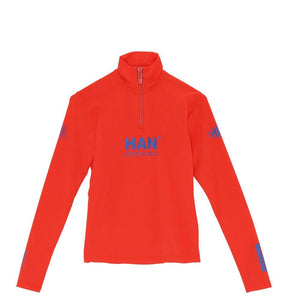 Han Kjobenhavn Half Zip Top (Rot)  - Allike Store