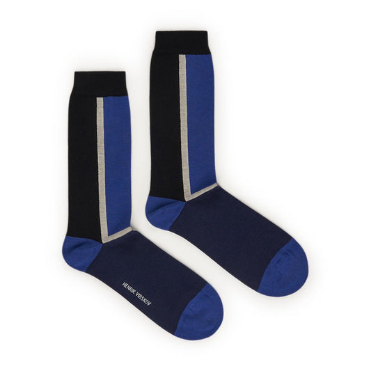 Henrik Vibskov Color Block Socks (Navy)  - Allike Store