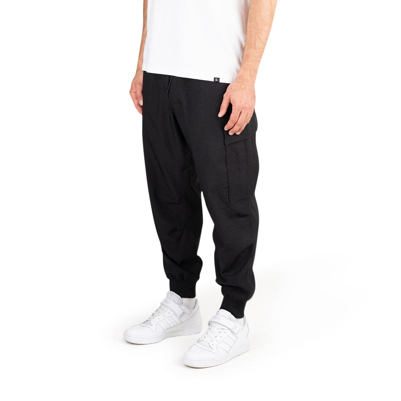 adidas Y-3 Classic Sport Uniform Cuffed Cargo Pants (Black)