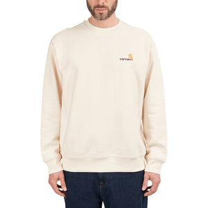 Carhartt WIP American Script Sweatshirt (Sand)  - Allike Store