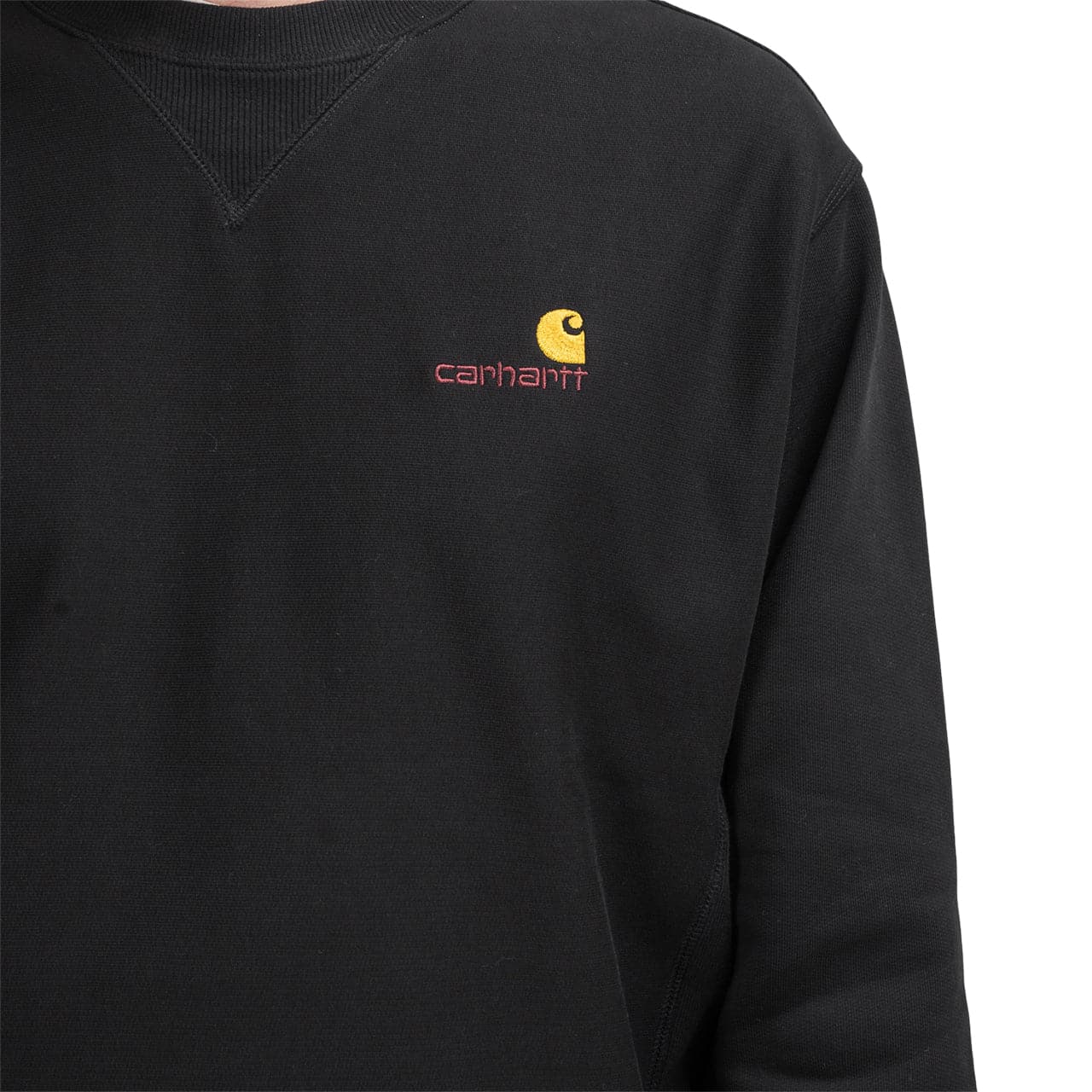 Carhartt WIP American Script Sweatshirt (Schwarz)  - Allike Store