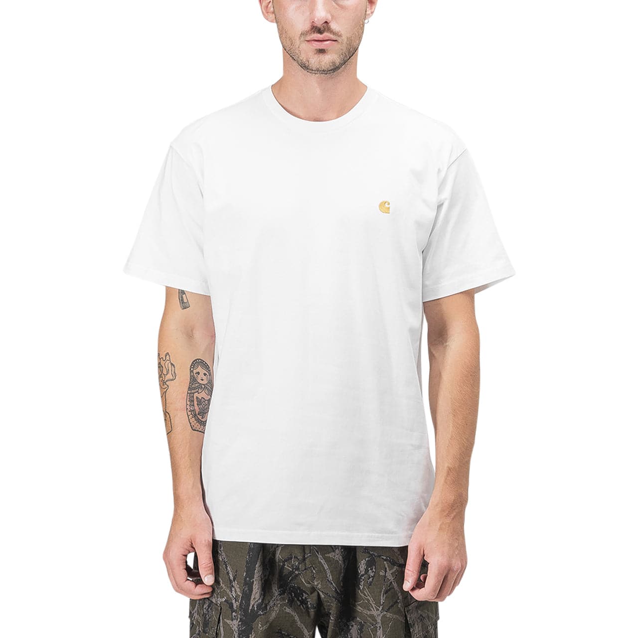 Carhartt WIP S/S Chase T-Shirt (Weiß)  - Allike Store