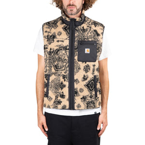 Carhartt WIP Prentis Vest Liner (Beige / Schwarz)  - Allike Store