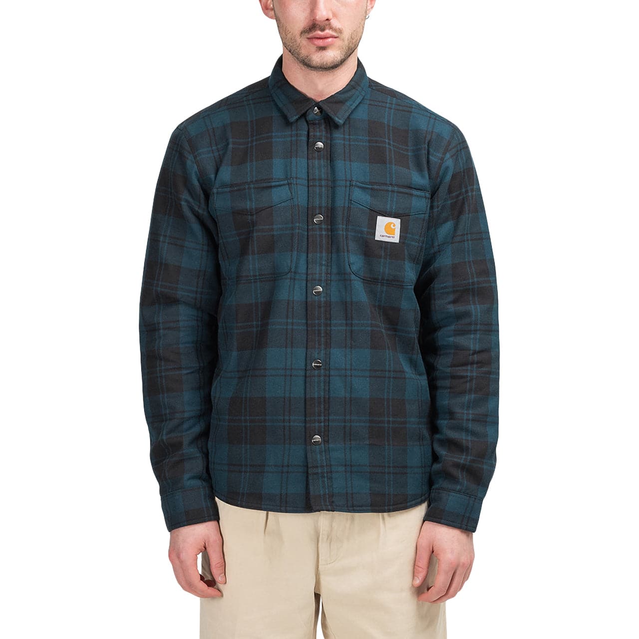 Carhartt WIP Pulford Shirt (Blau / Schwarz)  - Allike Store