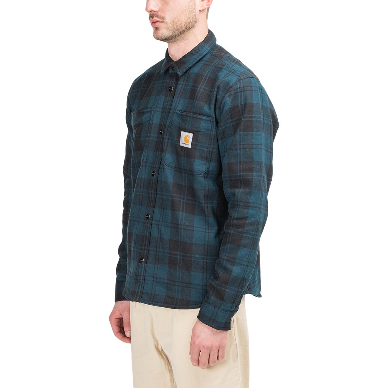 Carhartt WIP Pulford Shirt (Blau / Schwarz)  - Allike Store