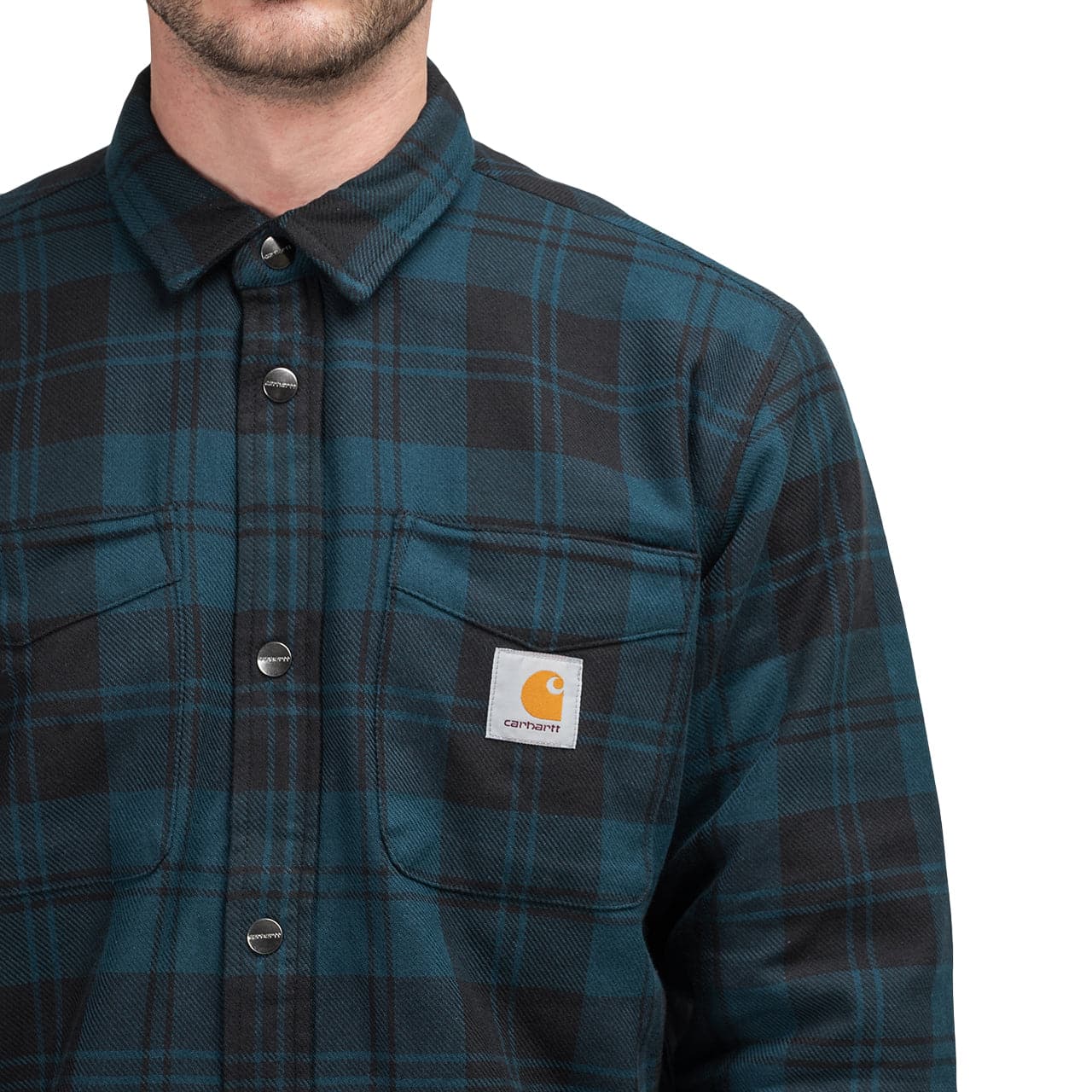 Carhartt WIP Pulford Shirt (Blau / Schwarz)  - Allike Store