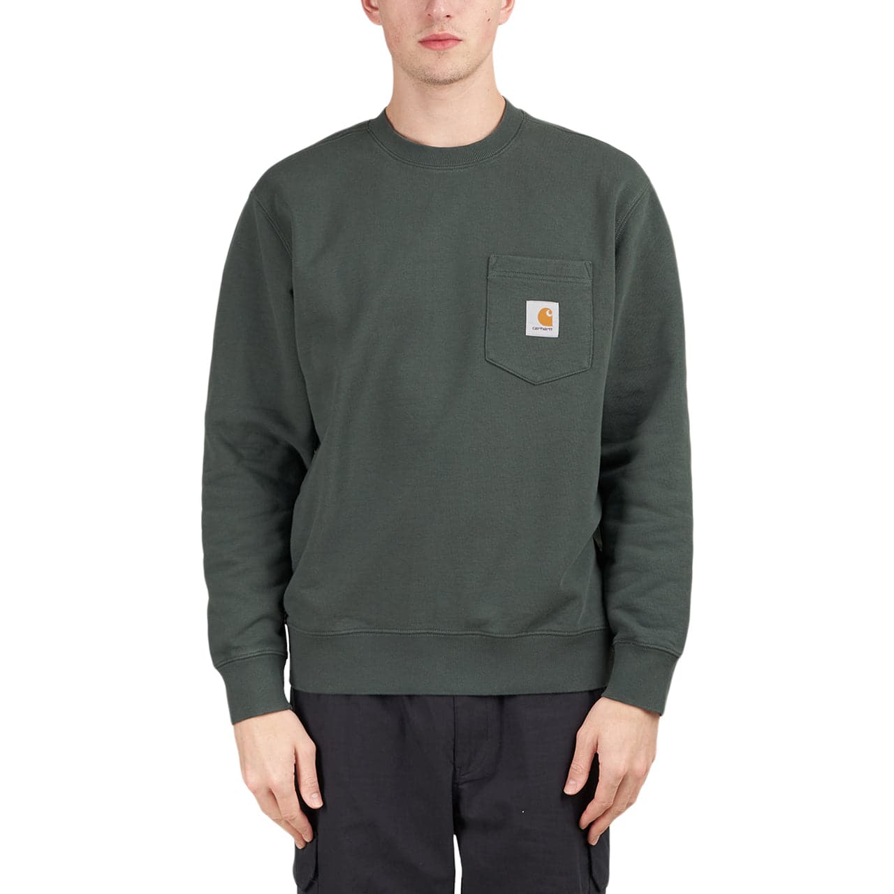 Carhartt WIP Pocket Sweatshirt (Schierling Grün)  - Allike Store