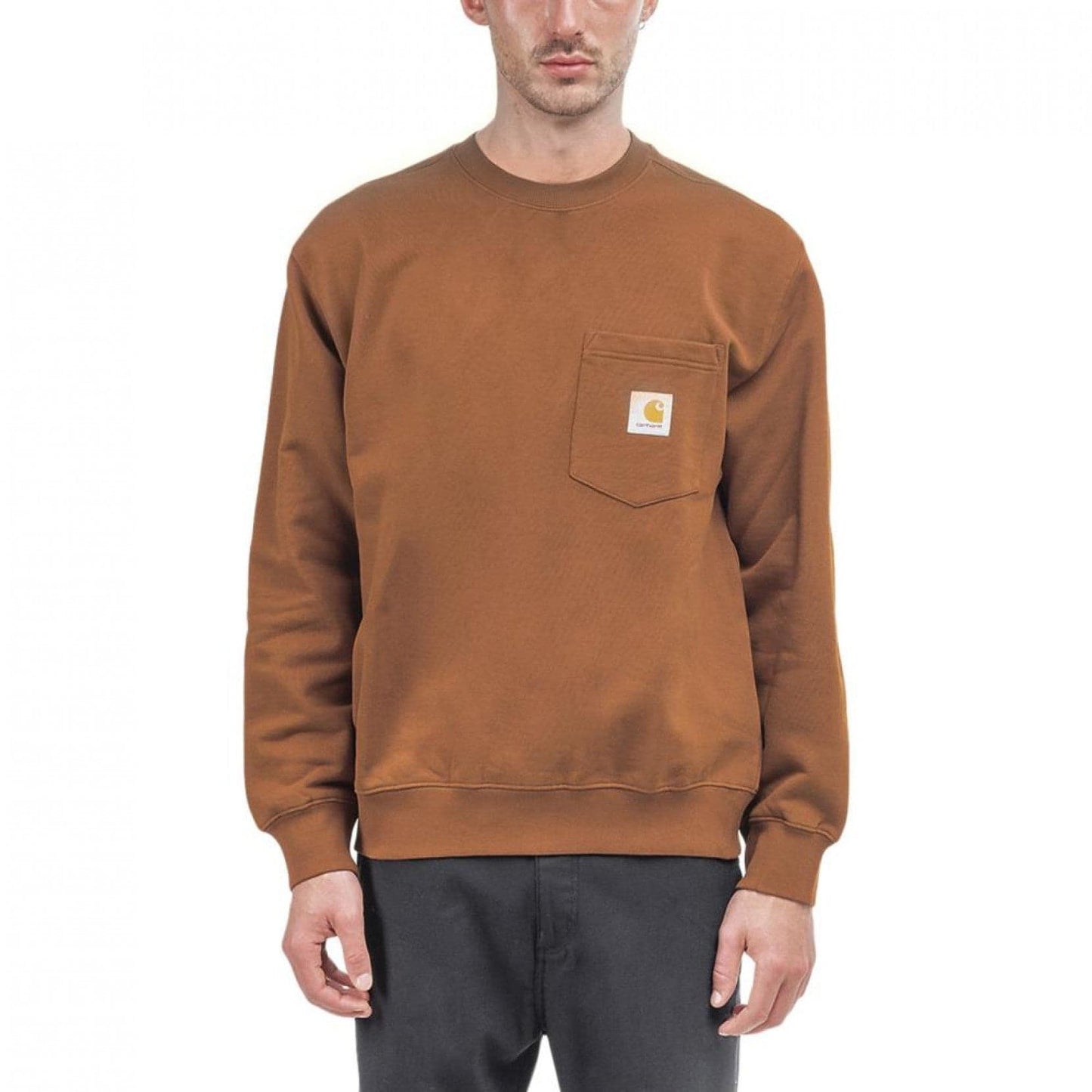 Carhartt WIP Pocket Sweatshirt (Braun)  - Allike Store