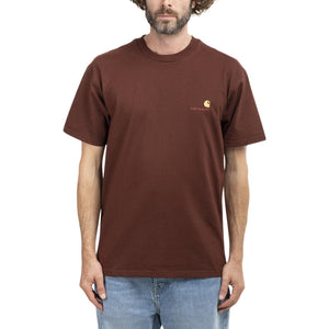 Carhartt WIP American Script T-Shirt (Braun)  - Allike Store