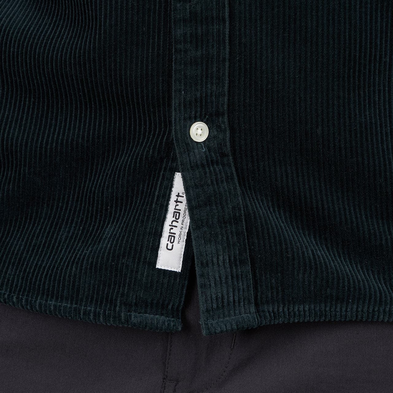 Carhartt WIP L/S Madison Cord Shirt (Dunkel Grün)  - Allike Store