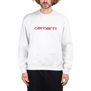 Carhartt WIP Carhartt Sweatshirt (Grau / Rot)  - Allike Store