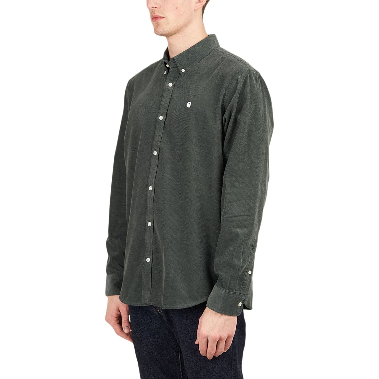 Carhartt WIP Madison Fine Cord Shirt (Grün)  - Allike Store