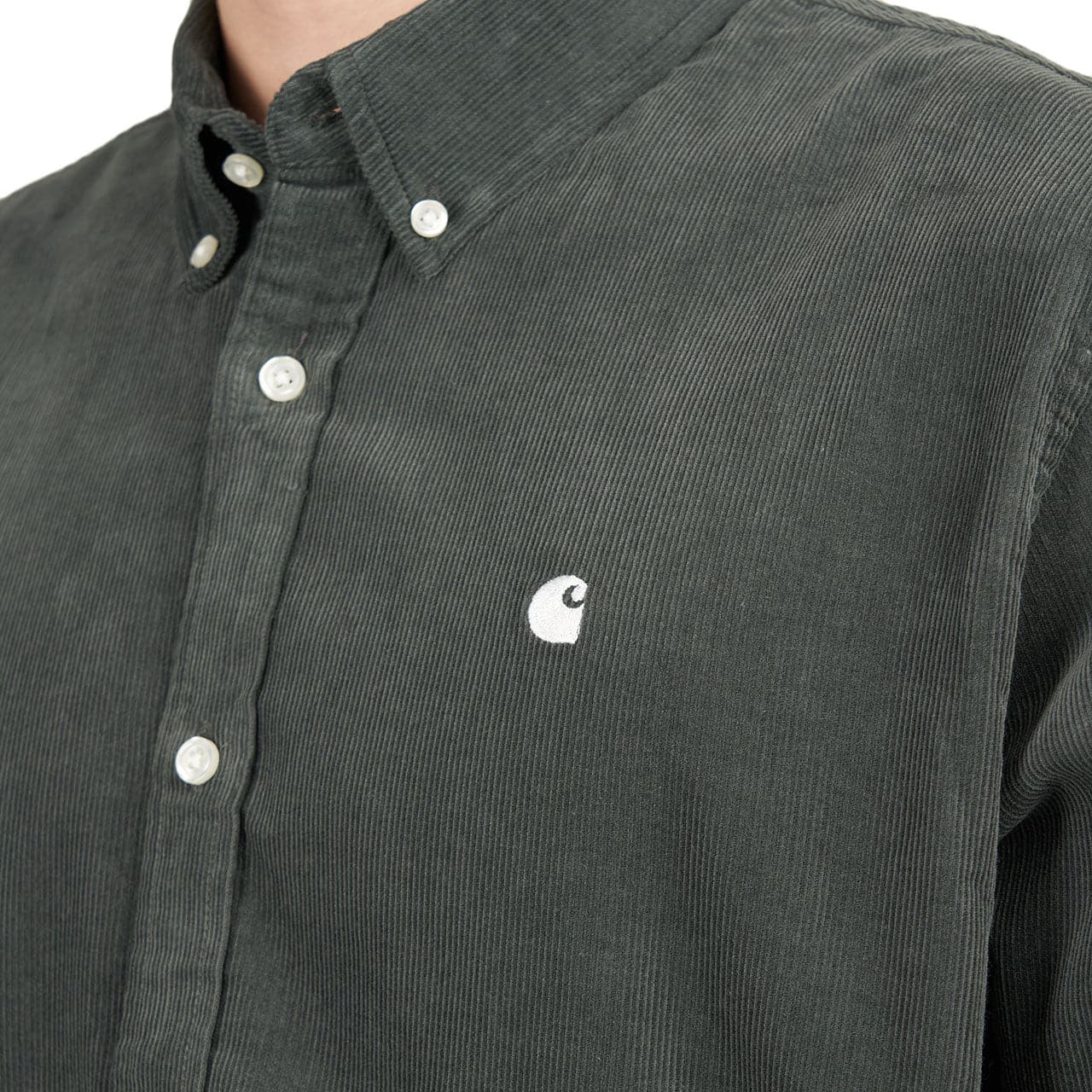 Carhartt WIP Madison Fine Cord Shirt (Grün)  - Allike Store