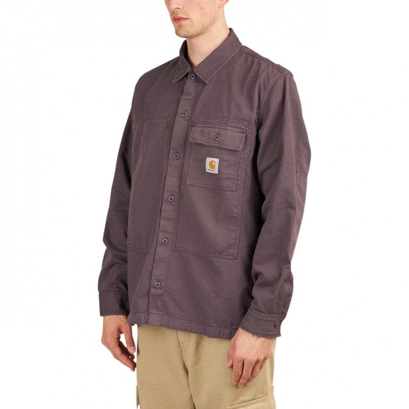 Carhartt WIP Longsleeve Charter Shirt (Lila)  - Allike Store