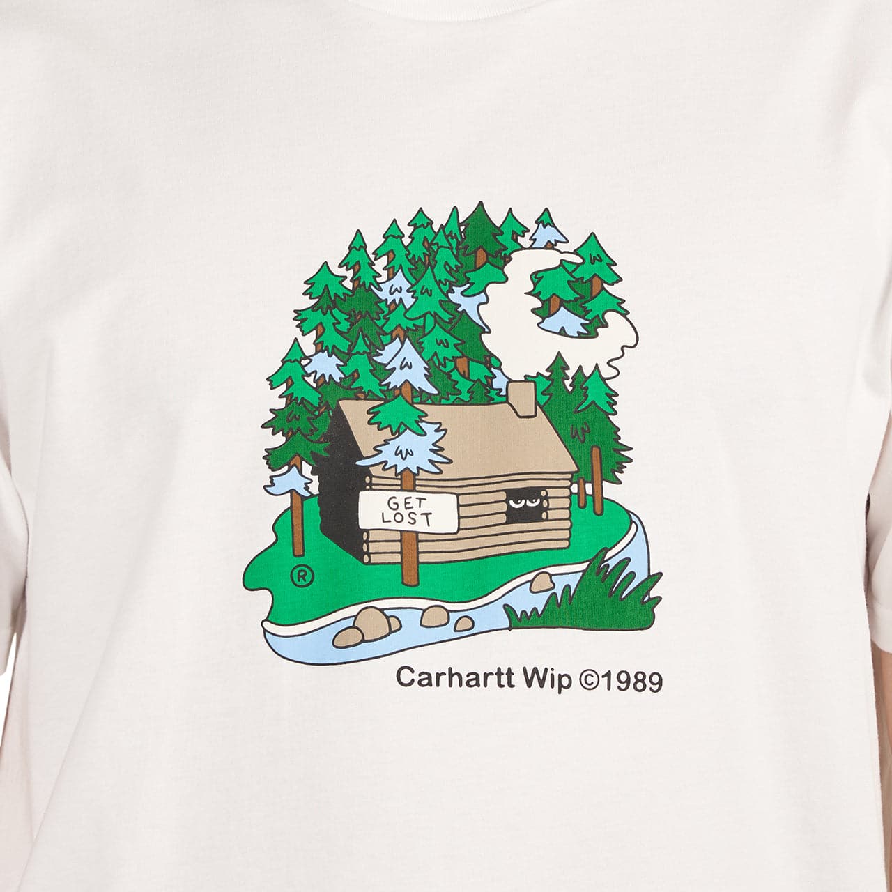 Carhartt WIP S/S Cabin T-Shirt (Weiß)  - Allike Store