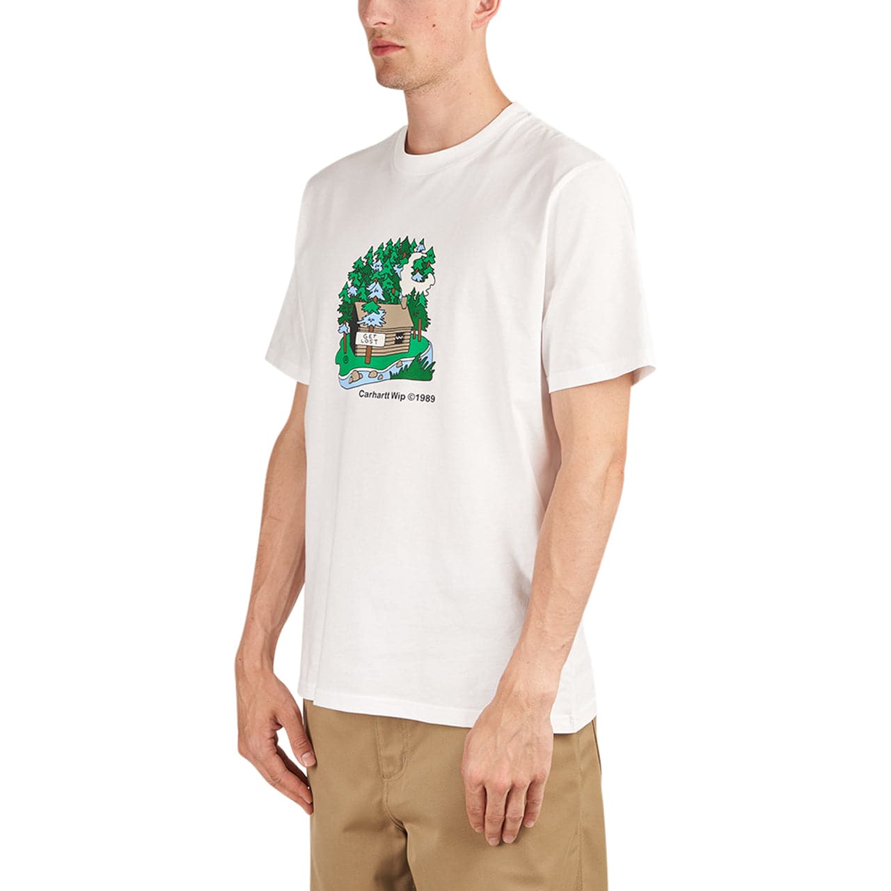Carhartt WIP S/S Cabin T-Shirt (Weiß)  - Allike Store