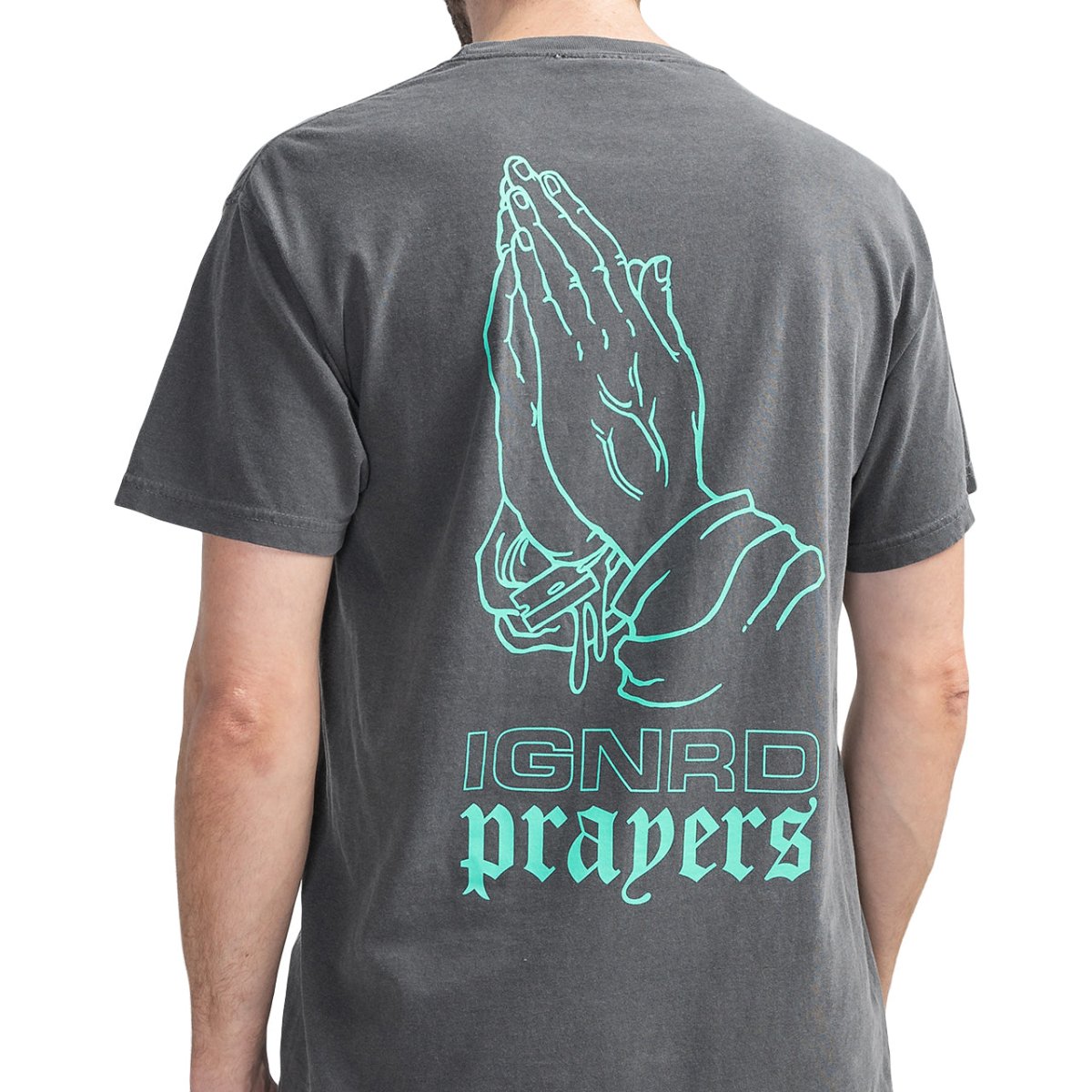Ignored Prayers OE Hands Tee (Dunkelgrau)  - Allike Store
