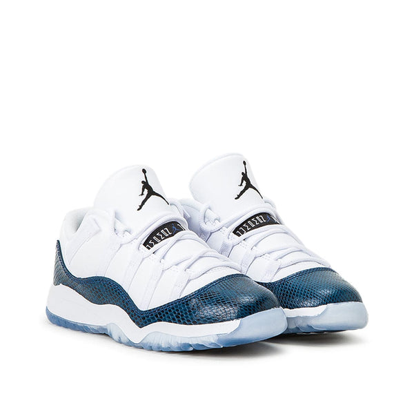 Jordan retro 11 snakeskin blue clearance