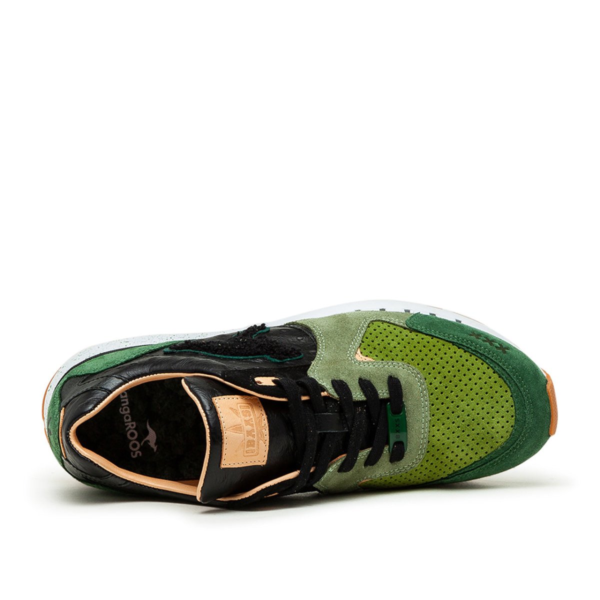 KangaROOS x SneakerBAAS Coil-R2 'Sin City II' Made in Germany (Schwarz / Grün)  - Allike Store