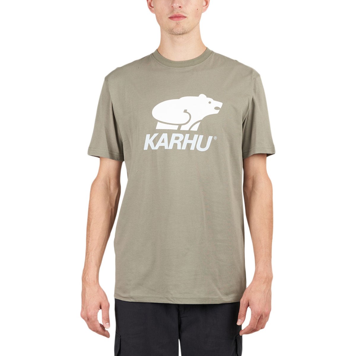 Karhu Basic Logo T-Shirt (Grün / Weiß)  - Allike Store