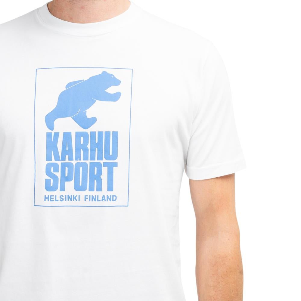 Karhu Helsinki Sport T-Shirt (Weiss / Blau)  - Allike Store