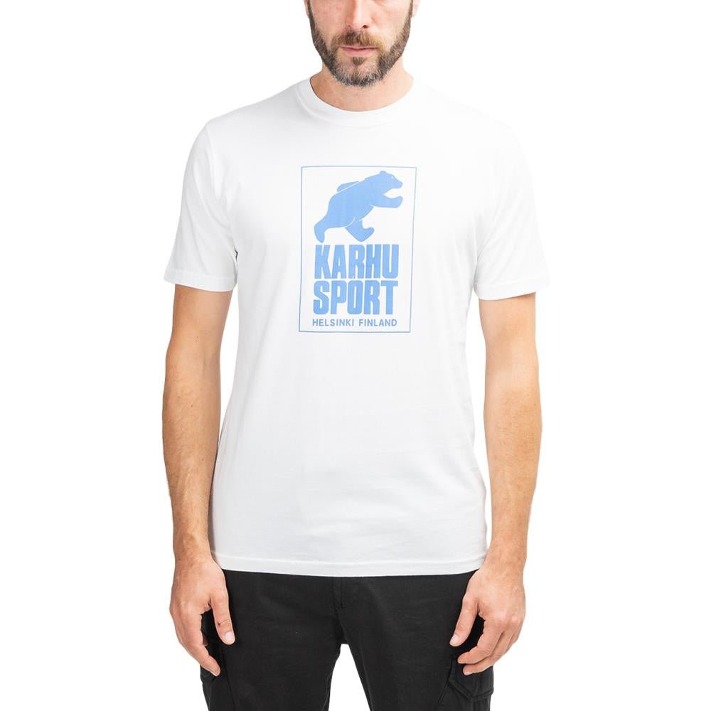 Karhu Helsinki Sport T-Shirt (Weiss / Blau)  - Allike Store