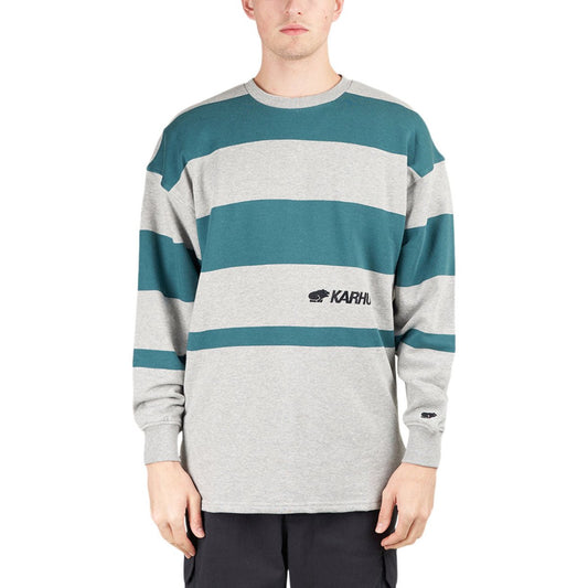 Karhu Uni Stripe Sweatshirt (Grau / Grün)  - Cheap Cerbe Jordan Outlet
