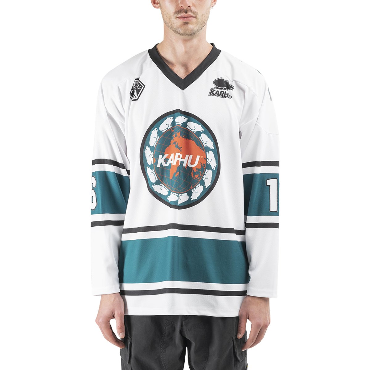 Karhu X Tackla Hockey Jersey (Weiß / Grün)  - Allike Store