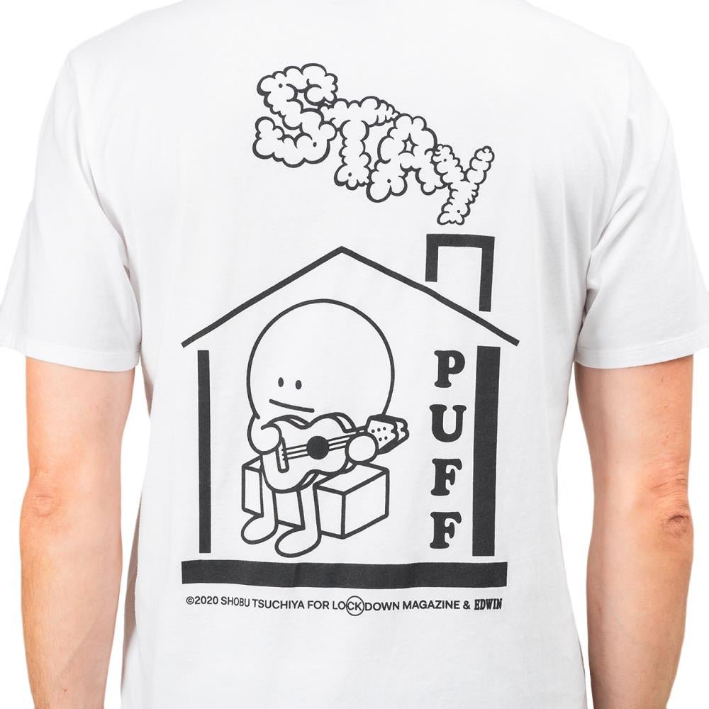 Lodown x Edwin Stay Lodown Tee (Weiß)  - Allike Store
