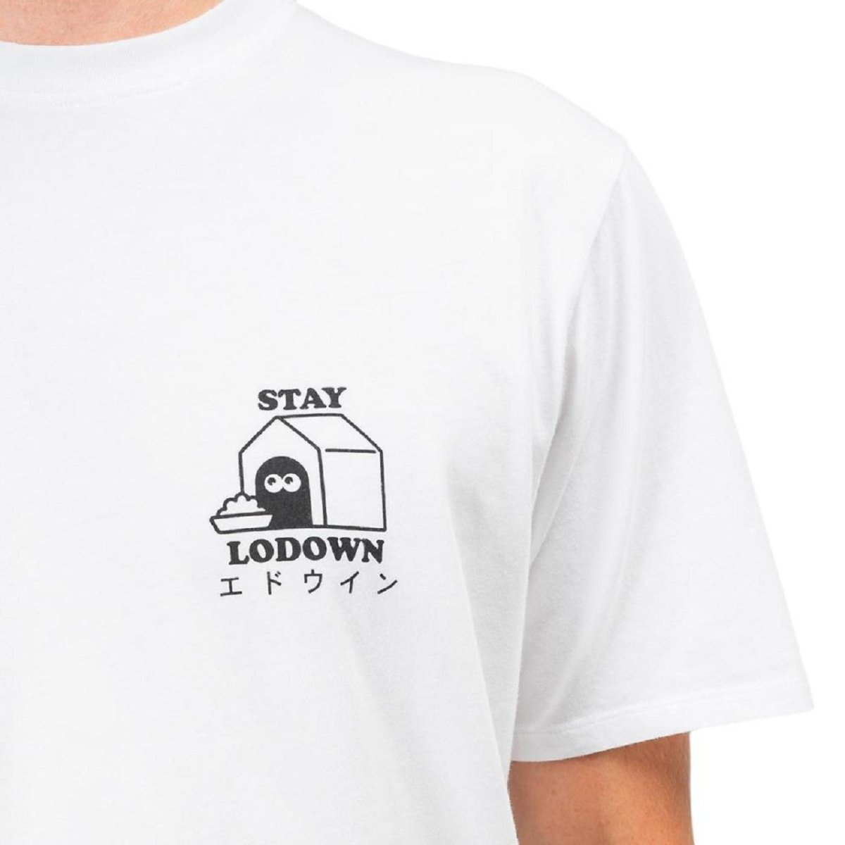 Lodown x Edwin Stay Lodown Tee (Weiß)  - Allike Store